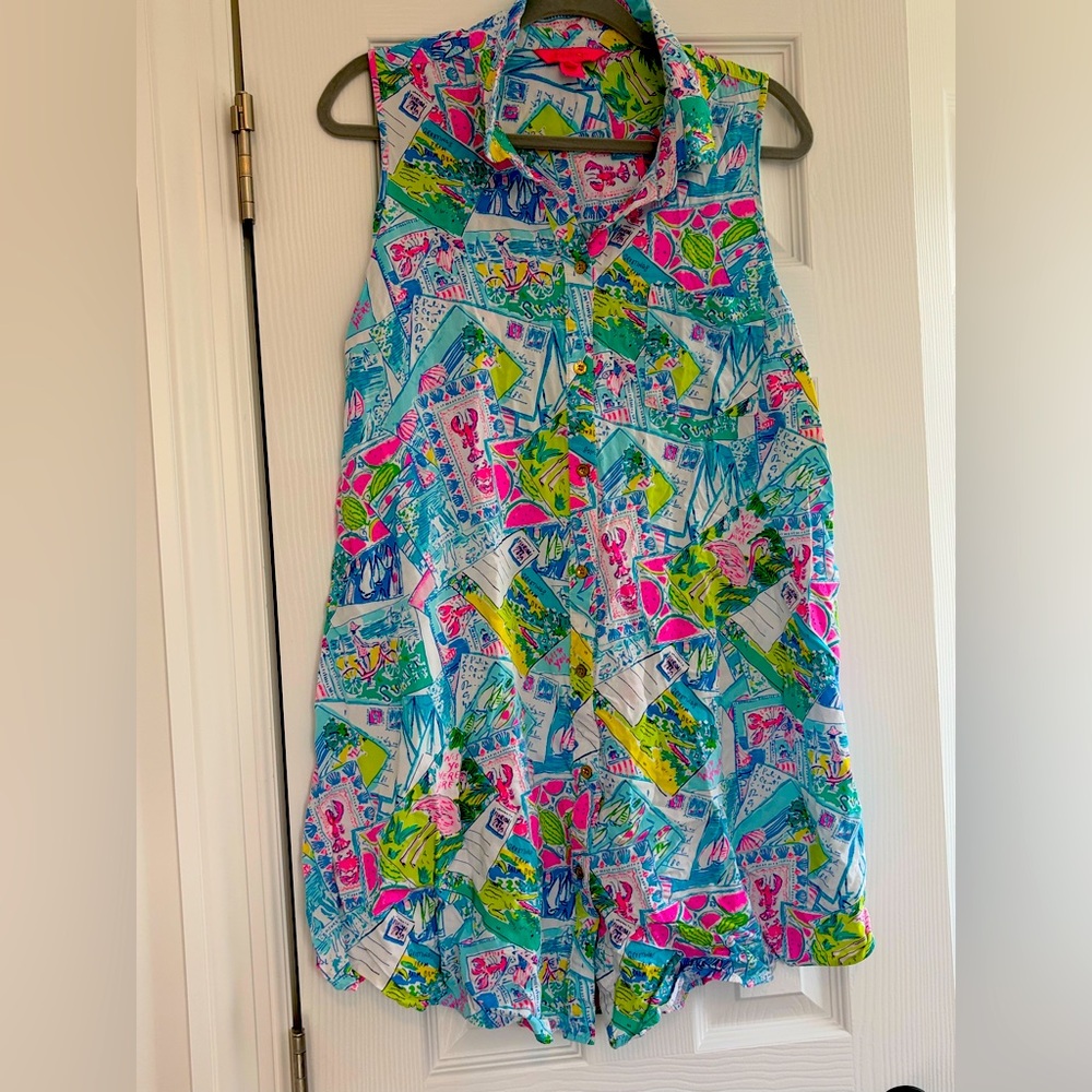 Illy Pulitzer. EUC. Swim coverup. Xl